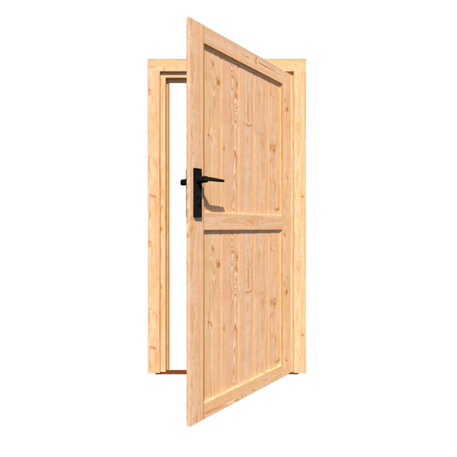 Douglas enkele deur dicht rechtsdraaiend 199 x 98,5 cm