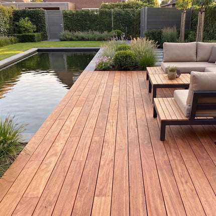 Mandioqueira Hardhouten Vlonderplank 21x145x2450