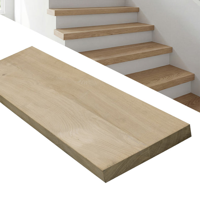 Eiken traptreden Foutvrij 38x300 mm