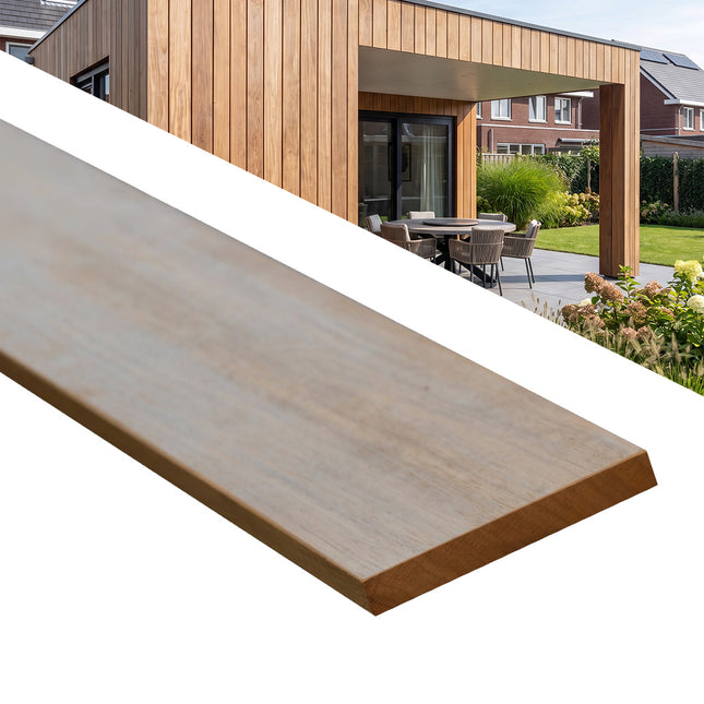 Thermisch Fraké Geschaafd Ronde Hoek 20x140 mm