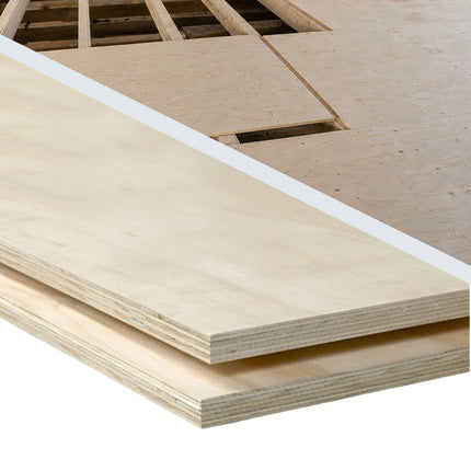 Underlayment Radiata Pine rechte kant 18x1220x2440 mm