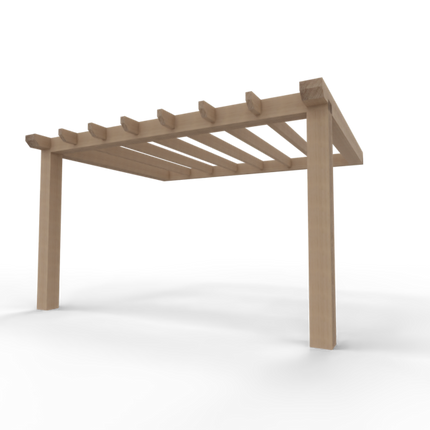 Aanbouw Veranda Douglas 3000mm diep - 190mm balken – geschaafd