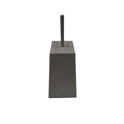 Betonpoer antraciet 120 mm zonder facetrand