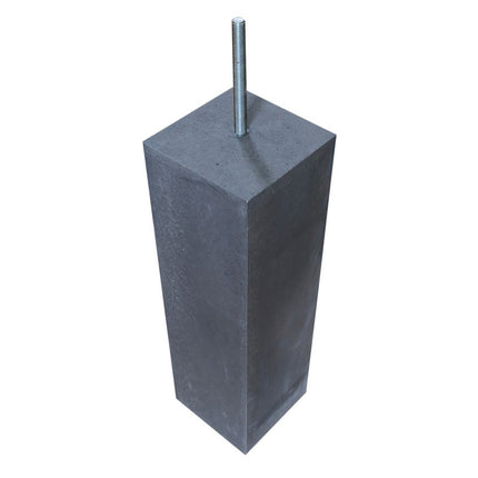 Betonpoer antraciet 200 mm zonder facet rand