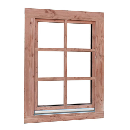 Douglas draai-kiepraam met dubbel glas 84,4x120,4cm