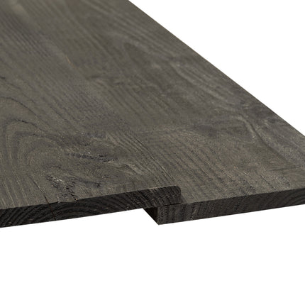 Douglas plank zwart 22x200x5000