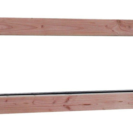 Douglas vast raam met dubbel glas, zijlicht 48,4x138,4cm