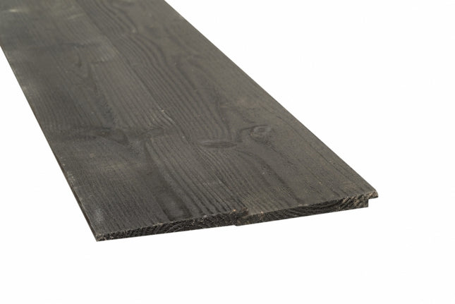 Vuren geimpregneerd Zweeds rabat zwart 28x195
