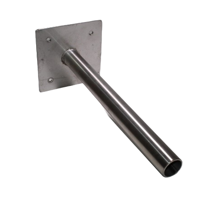 Plaatanker RVS met plaat 350 mm