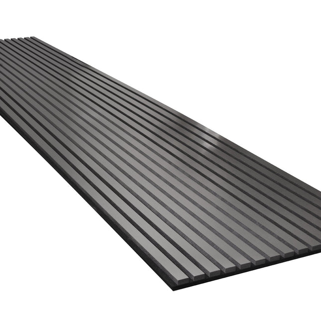Akoestisch Paneel Nawood Metal Dark Grey 600x3000 mm