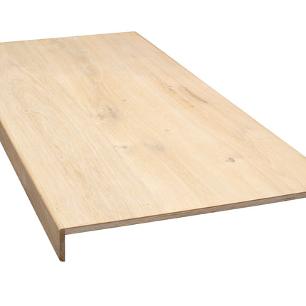 Eiken overzet traptreden Rustiek A/B 600x1000 mm