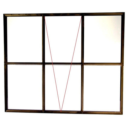 Stalen raam Openklapbaar Dubbel glas 980x820 mm