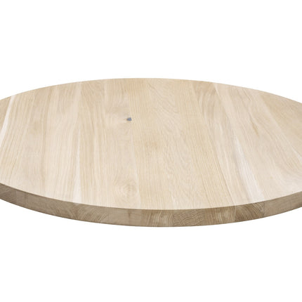 Eiken rustiek rond tafelblad 40x600 mm