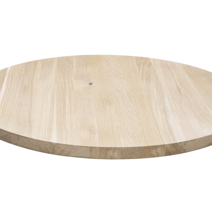 Eiken rustiek rond tafelblad 40x1000 mm
